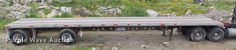 image for item DF0836 1997 Transcraft Eagle W248X102 flatbed trailer