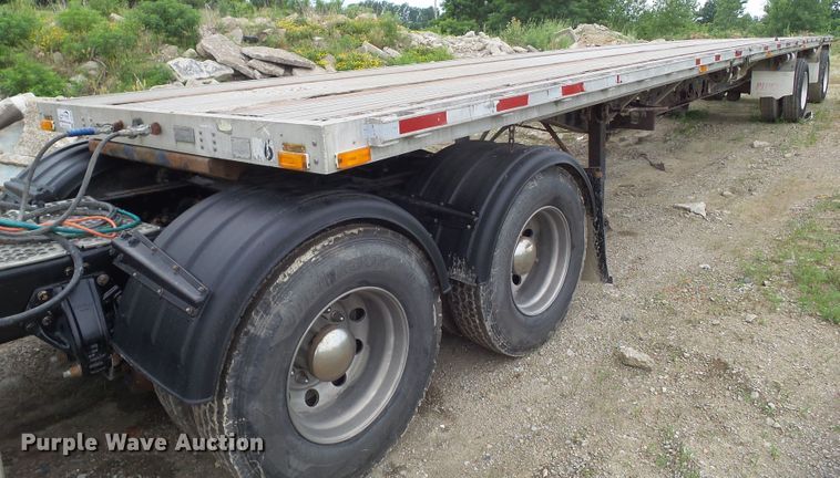 image for item DF0836 1997 Transcraft Eagle W248X102 flatbed trailer