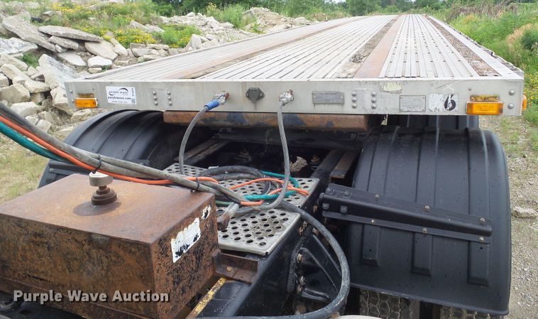 image for item DF0836 1997 Transcraft Eagle W248X102 flatbed trailer