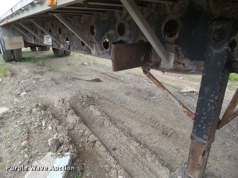 image for item DF0836 1997 Transcraft Eagle W248X102 flatbed trailer