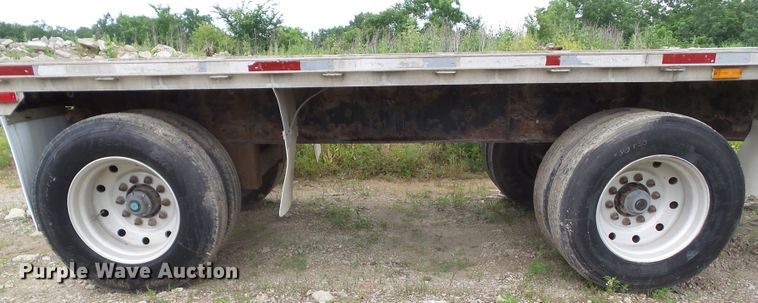 image for item DF0836 1997 Transcraft Eagle W248X102 flatbed trailer