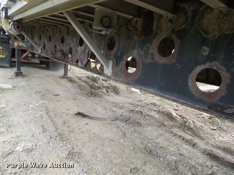 image for item DF0836 1997 Transcraft Eagle W248X102 flatbed trailer