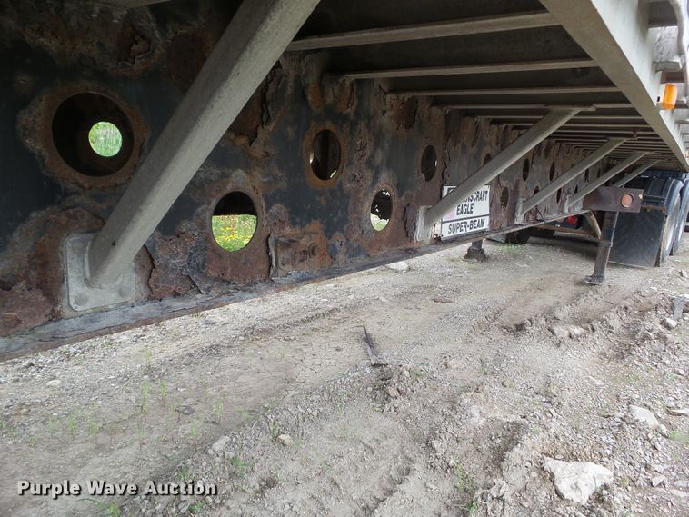 image for item DF0836 1997 Transcraft Eagle W248X102 flatbed trailer