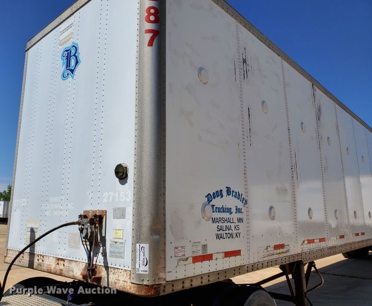 image for item DF8966 1999 Wabash dry van trailer