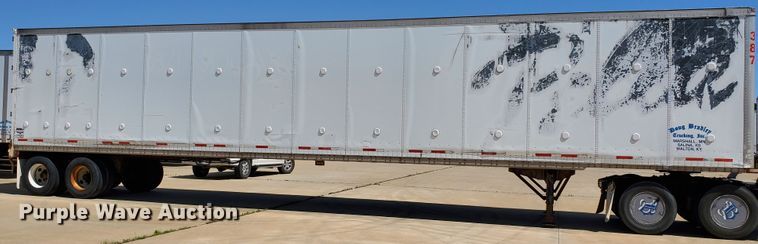 image for item DF8966 1999 Wabash dry van trailer