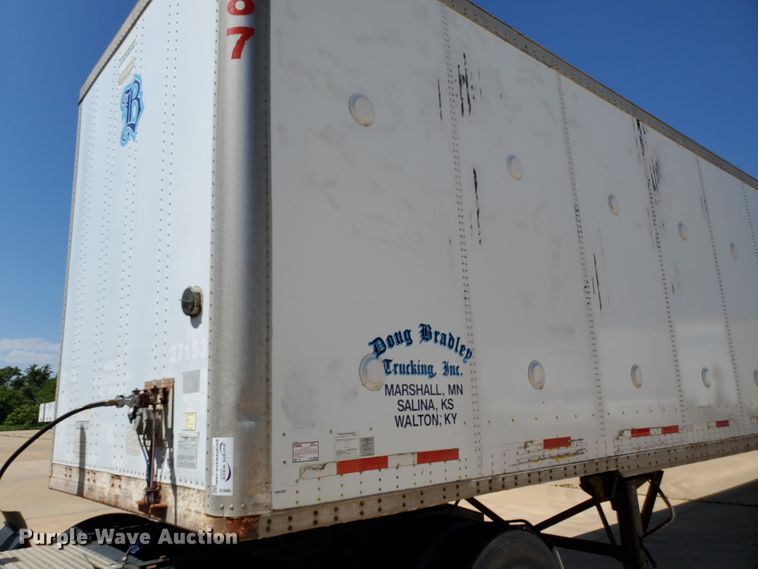 image for item DF8966 1999 Wabash dry van trailer
