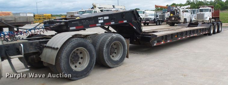 image for item DG5689 1998 Talbert T3DW-50SA-HRG-1-T1 lowboy equipment trailer