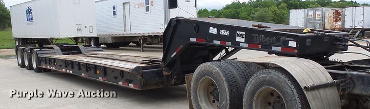 image for item DG5689 1998 Talbert T3DW-50SA-HRG-1-T1 lowboy equipment trailer