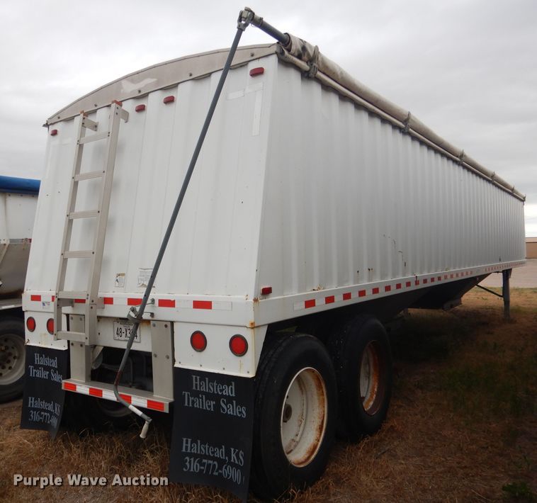 image for item DG5991 2008 Jet WO12402 double hopper bottom grain trailer