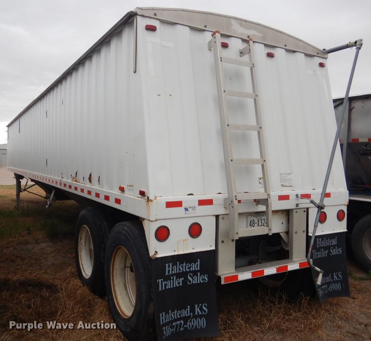 image for item DG5991 2008 Jet WO12402 double hopper bottom grain trailer