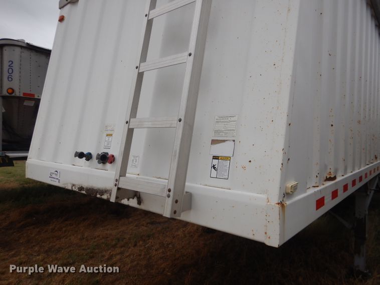 image for item DG5991 2008 Jet WO12402 double hopper bottom grain trailer