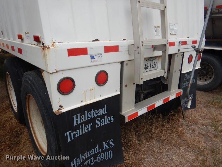 image for item DG5991 2008 Jet WO12402 double hopper bottom grain trailer