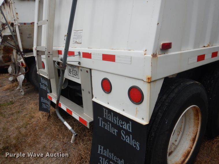 image for item DG5991 2008 Jet WO12402 double hopper bottom grain trailer