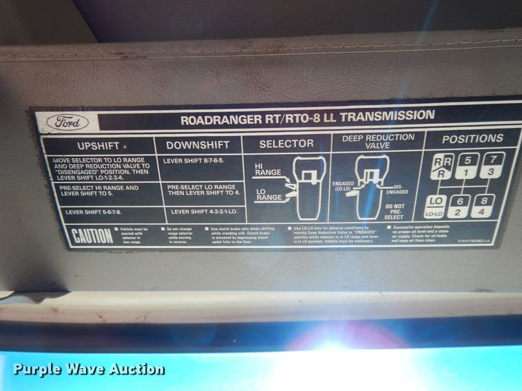 image for item DG7831 1998 Ford Louisville  flatbed truck