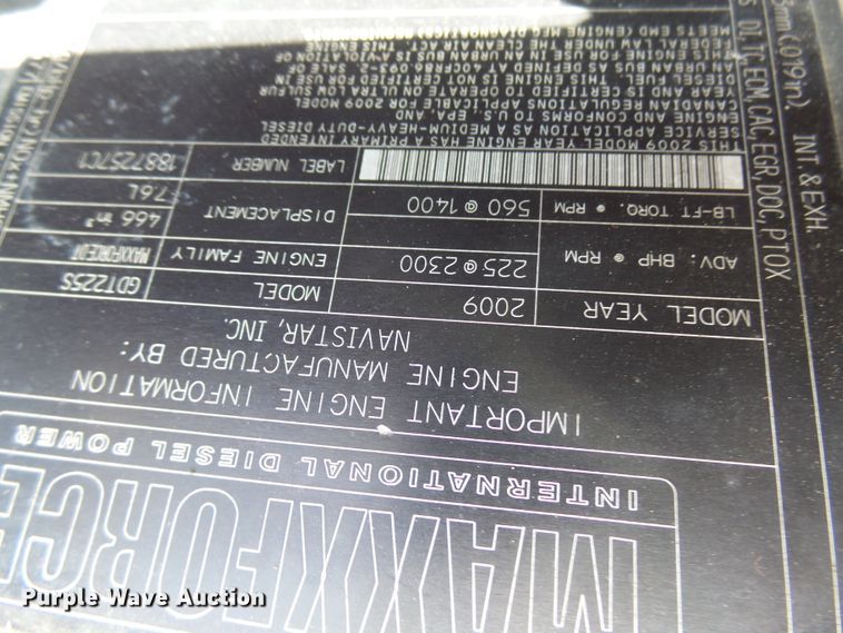 image for item EF9631 2010 International 4300  truck cab and chassis