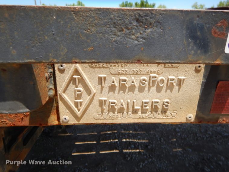 image for item GN9455 2006 Tarasport 50MOD102 flatbed trailer
