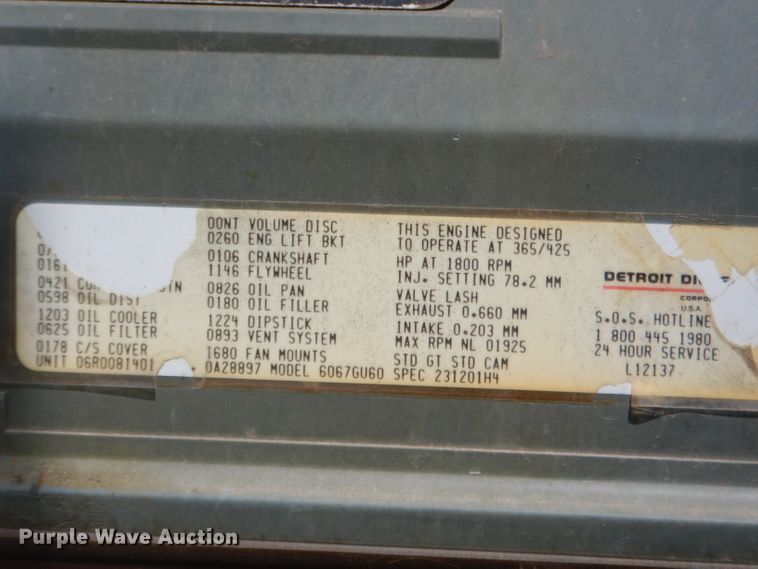 image for item GN9457 1992 Peterbilt 379  semi truck