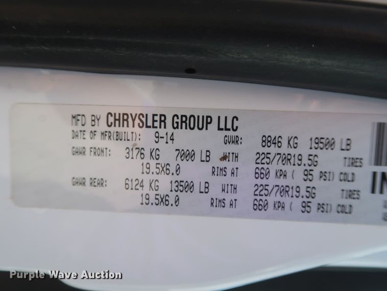 image for item GS9944 2015 Dodge Ram 5500HD  bucket truck