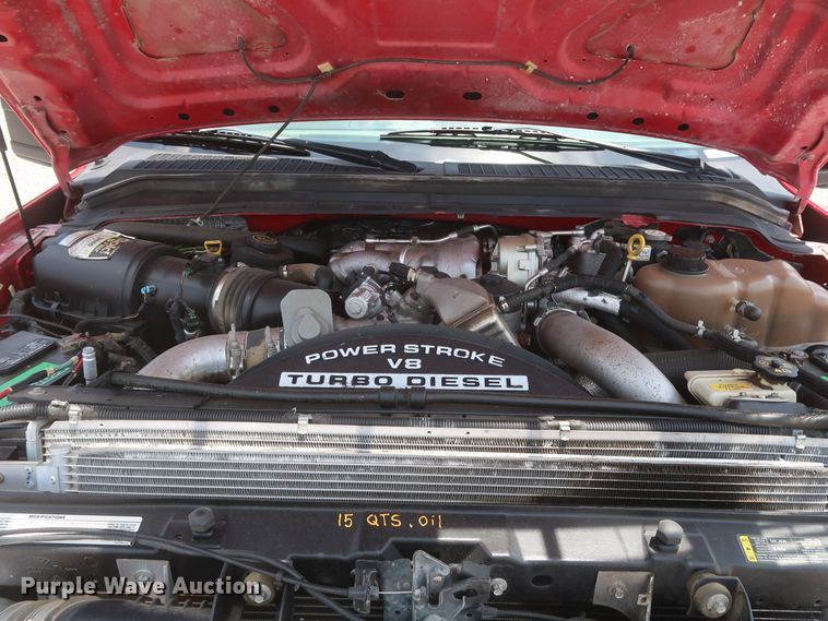 image for item GS9972 2008 Ford F450 Super Duty XL  Crew Cab flatbed truck