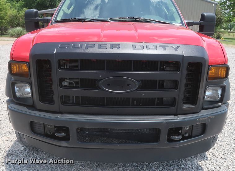 image for item GS9972 2008 Ford F450 Super Duty XL  Crew Cab flatbed truck