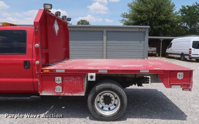 image for item GS9972 2008 Ford F450 Super Duty XL  Crew Cab flatbed truck