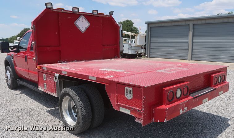 image for item GS9972 2008 Ford F450 Super Duty XL  Crew Cab flatbed truck