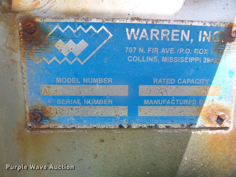 image for item DD0474 Warren AC-2420A-13 stainless steel spreader