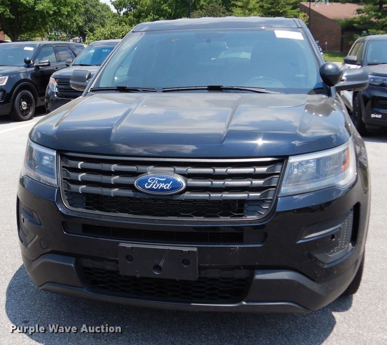 image for item DF4140 2018 Ford Explorer Police Interceptor  SUV