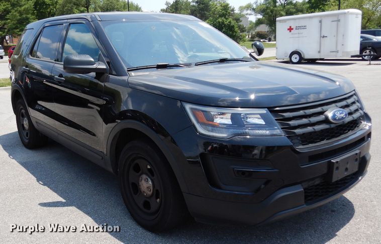 image for item DF4140 2018 Ford Explorer Police Interceptor  SUV