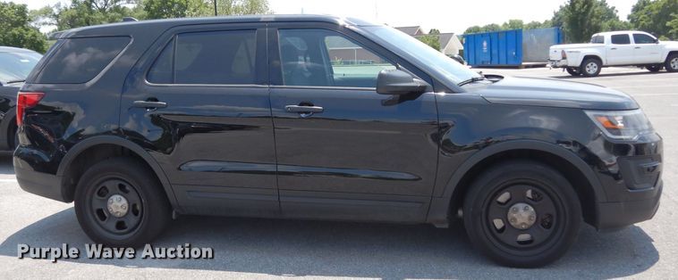 image for item DF4140 2018 Ford Explorer Police Interceptor  SUV