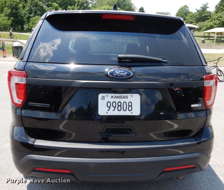 image for item DF4140 2018 Ford Explorer Police Interceptor  SUV