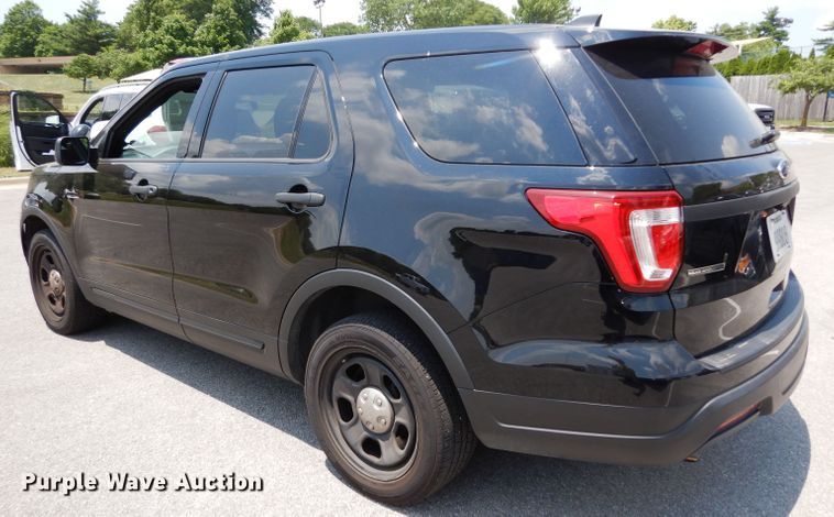 image for item DF4140 2018 Ford Explorer Police Interceptor  SUV