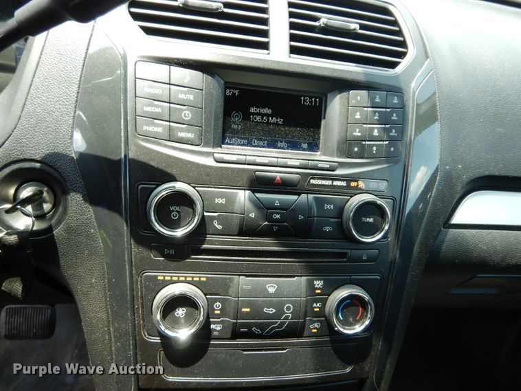 image for item DF4140 2018 Ford Explorer Police Interceptor  SUV