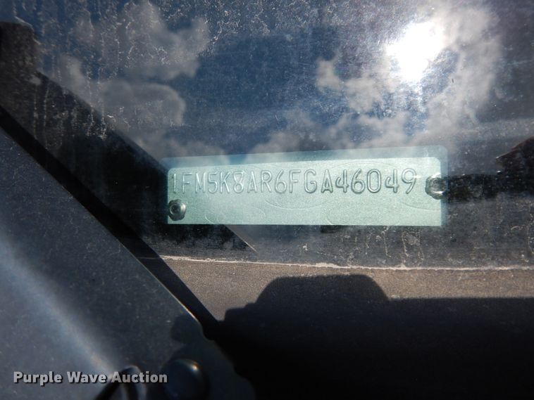 image for item DF4143 2015 Ford Explorer Police Interceptor  SUV