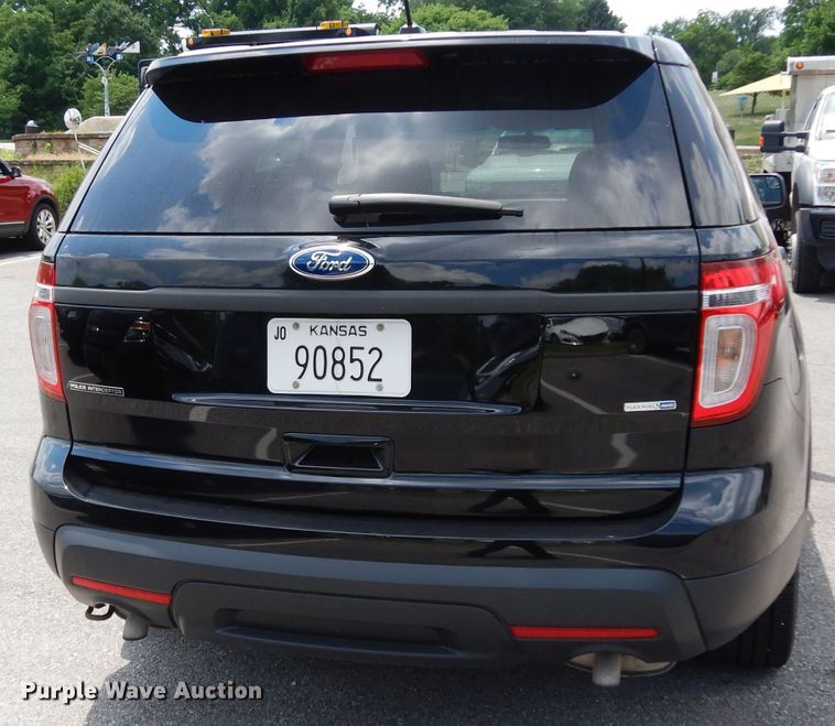 image for item DF4144 2015 Ford Explorer Police Interceptor  SUV