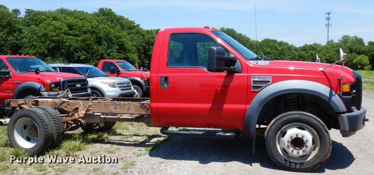 image for item DF4188 2008 Ford F550 Super Duty XL  truck cab and chassis
