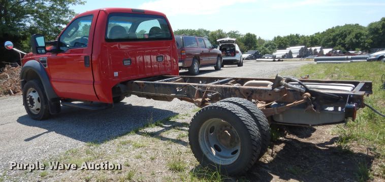 image for item DF4188 2008 Ford F550 Super Duty XL  truck cab and chassis