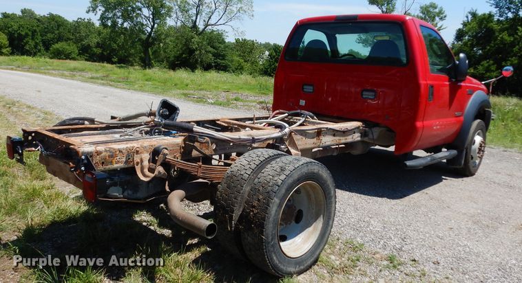 image for item DF4189 2007 Ford F450 Super Duty XL  truck cab and chassis