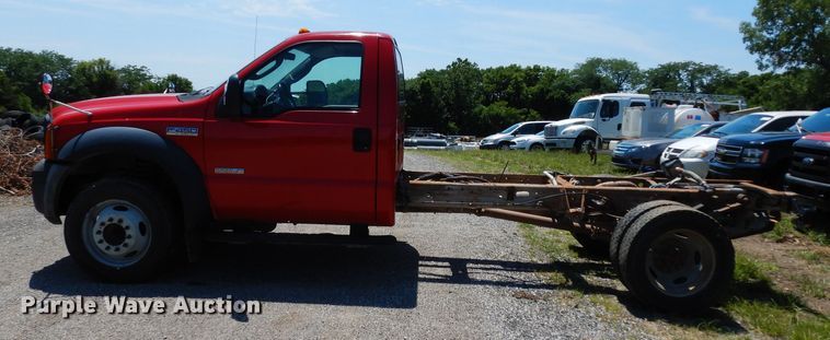 image for item DF4189 2007 Ford F450 Super Duty XL  truck cab and chassis