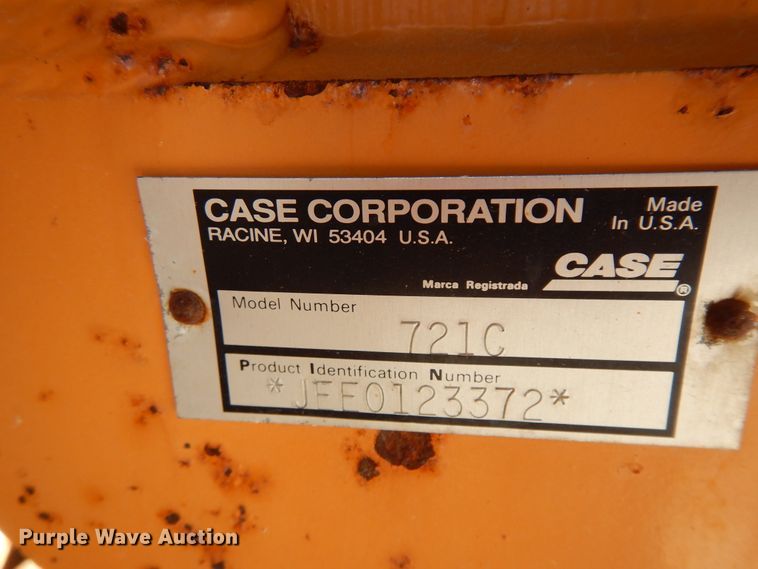 image for item DF5378 2000 Case 721C  wheel loader