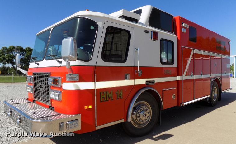 image for item DG2611 1996 E-one  hazmat fire truck