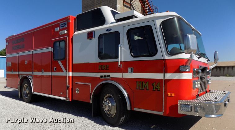 image for item DG2611 1996 E-one  hazmat fire truck