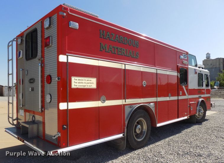 image for item DG2611 1996 E-one  hazmat fire truck