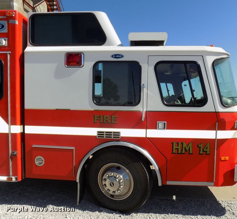 image for item DG2611 1996 E-one  hazmat fire truck