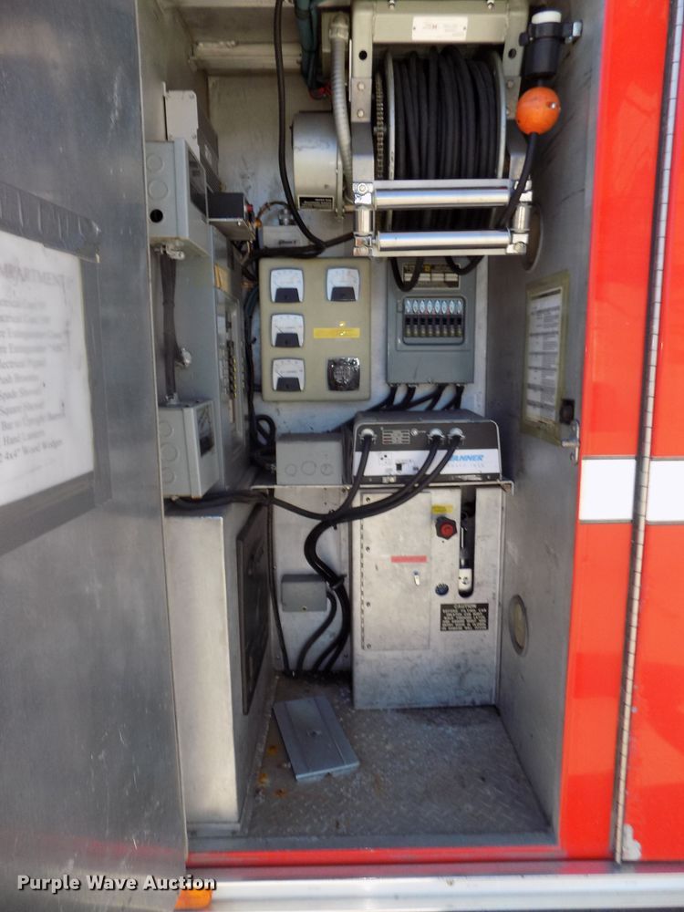 image for item DG2611 1996 E-one  hazmat fire truck