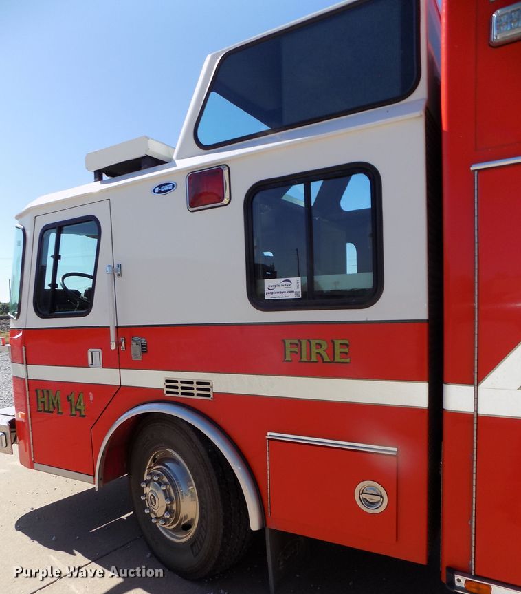 image for item DG2611 1996 E-one  hazmat fire truck
