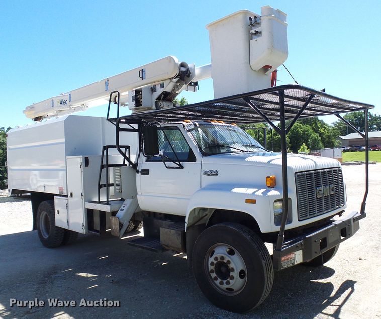 image for item DG5740 1996 GMC TopKick C6500  forestry bucket truck