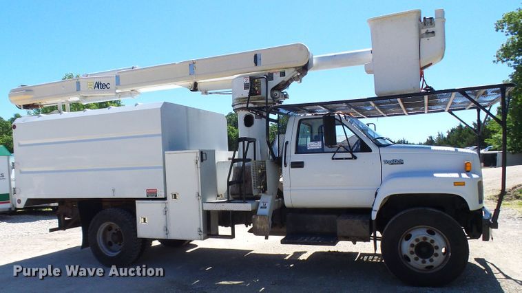 image for item DG5740 1996 GMC TopKick C6500  forestry bucket truck