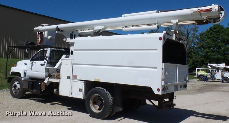 image for item DG5740 1996 GMC TopKick C6500  forestry bucket truck