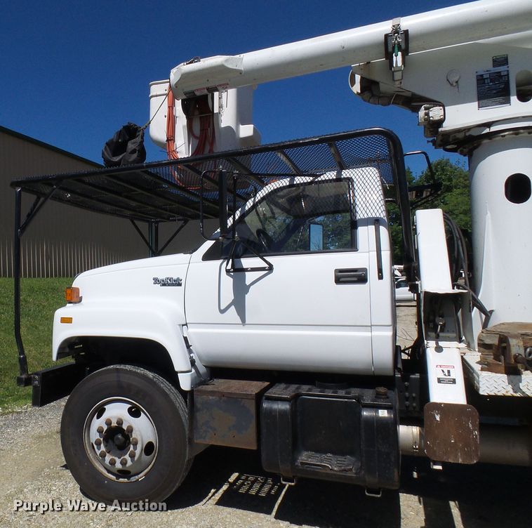 image for item DG5740 1996 GMC TopKick C6500  forestry bucket truck